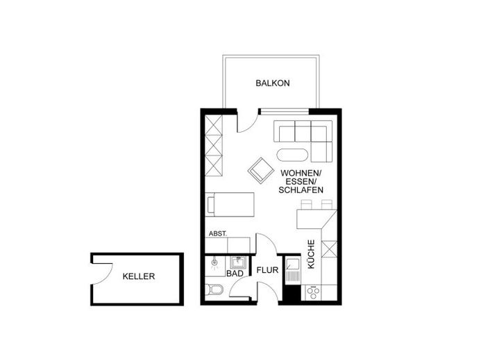 Kohlscheid – Klein, fein, renditestark: Vermietete Kapitalanlage mit Balkon – फोटो 1