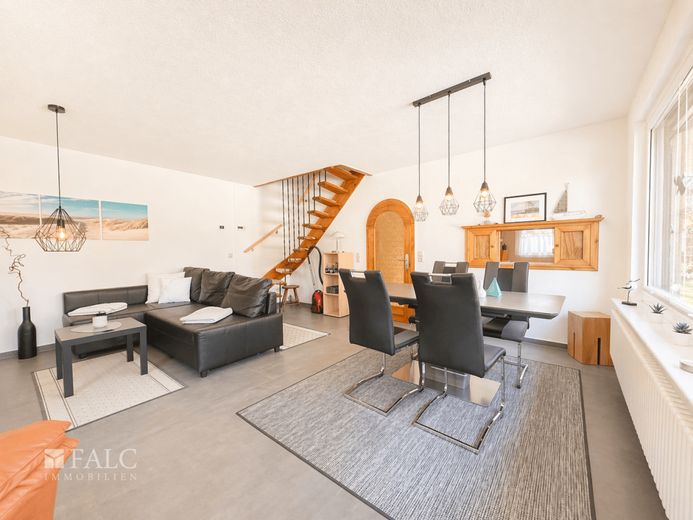 ***Erste Reihe, Reetdach, Ostsee - exklusives Ferienhaus in Ahrenshoop*** – Essbereich EG