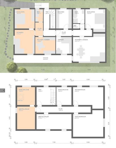 Vermieter Bereich im EG und UG
