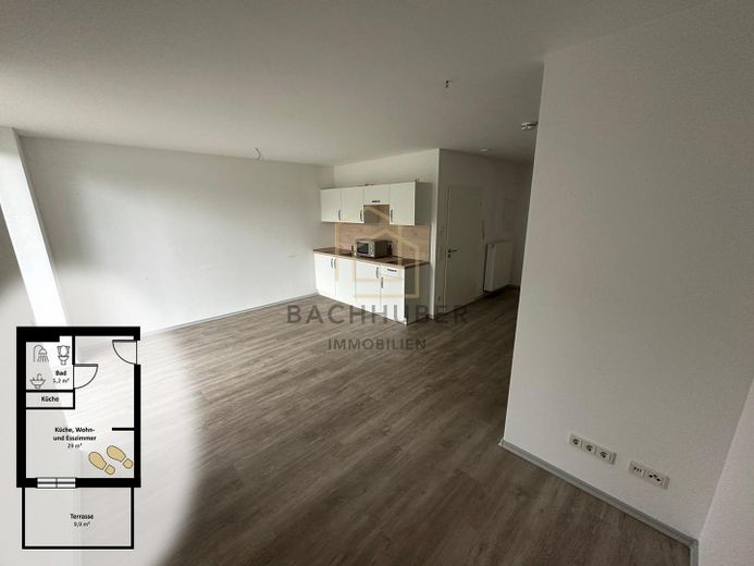 Wohnbereich und Küche