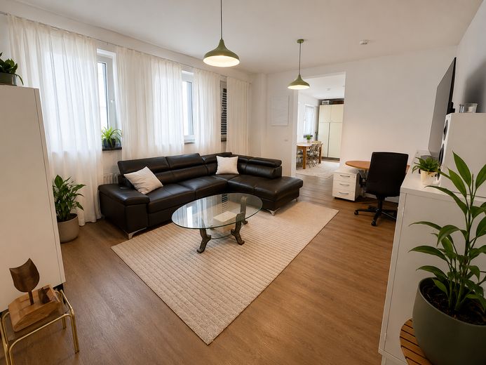 MARIE90 – Moderne Eigentumswohnung in bester Lage von Köln-Ehrenfeld – bezugsfrei ab 2027 – Wohnzimmer