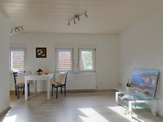 (EF1109_M) Eisenach: Gerstungen, preiswertes, neu möbliertes 2-Zimmer-Apartment mit Baĺkon im OT Förtha – फोटो 1