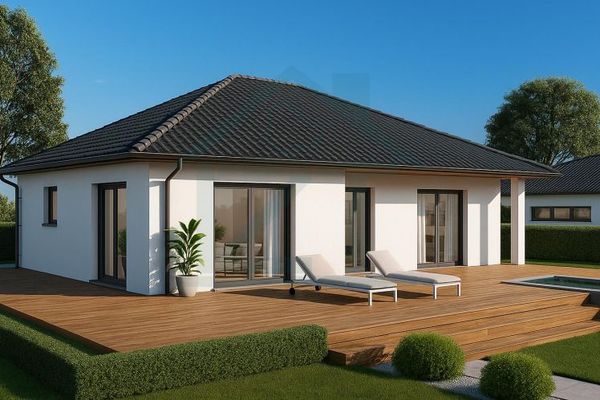 Niedrogi bungalow o powierzchni 108 m² wraz z działką o powierzchni 810 m² w Großhelmsdorf koło Eisenbergu