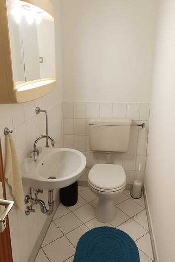 Exklusive 3-Zimmer-Penthousewohnung mit 36 m² Dachterrasse und zwei Stellplätzen – Gäste-WC