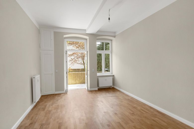 Elegante Altbauwohnung im Waldstraßenviertel - Erstbezug nach Sanierung - Provisionsfrei – Wohnzimmer