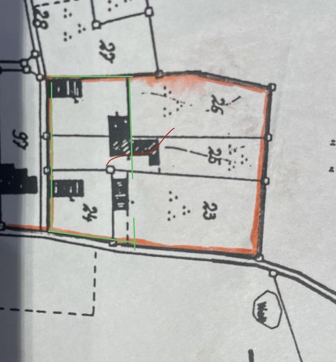 Karte Flurstücke 23-26
