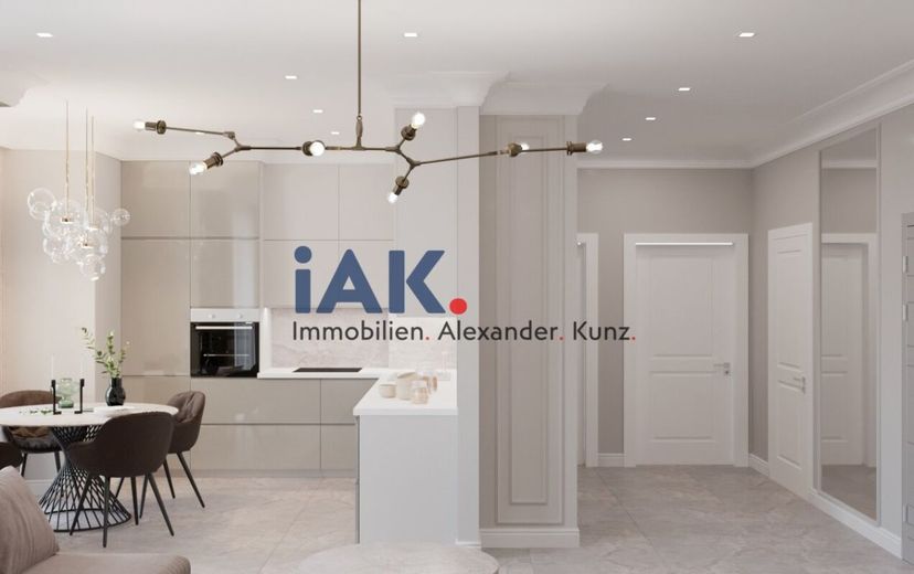 Exquisite 3-Zimmer-Residenz-Erstklassiges Wohnen in der Mittelstraße Residenz – Küche Visualisierung