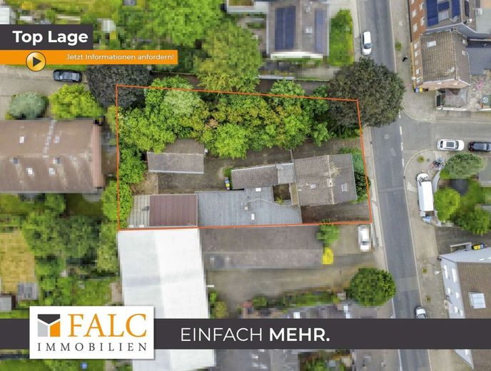 1.002 m² Grundstück mit Bestand - Sanierungschance oder Neubauprojekt mit Entwicklungspotenzial – Luftaufnahme
