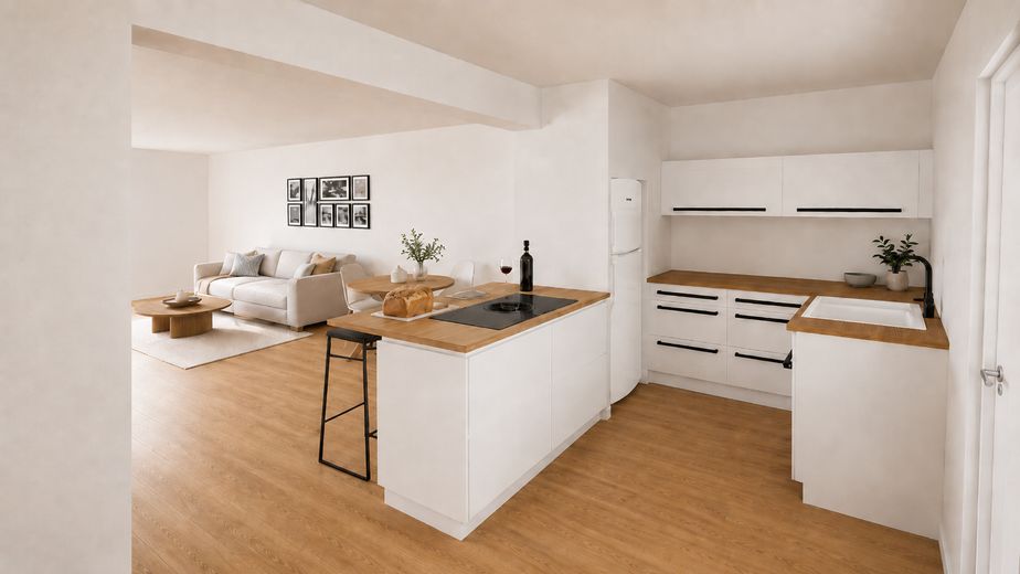 5% AfA - Auf 94 m² stilvoll Wohnen oder mit Rendite vermieten - The Roof Top Apartment – Küche