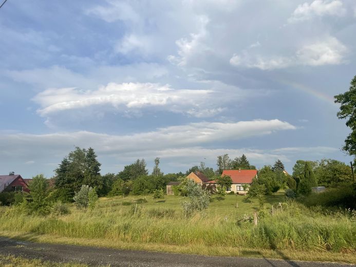 Dream property with house in the Uckermark – right in the biosphere reserve, water and forest – Aussenansicht von der Strasse 