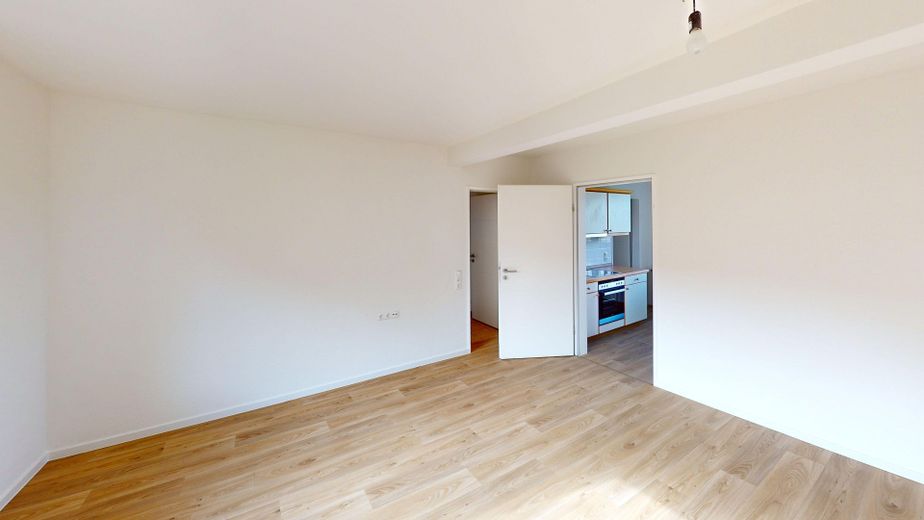 Komplett renoviertes Zweifamilienhaus 160 qm, in ruhiger Alleinlage mit großem Grundstück – Wohnzimmer