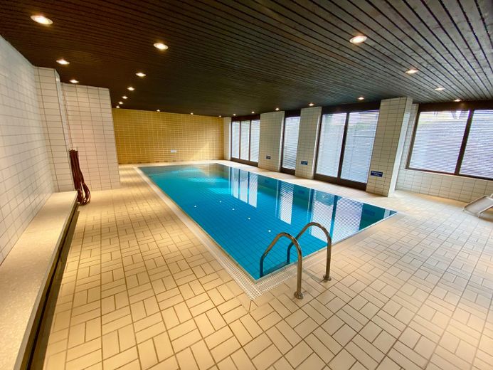 1,5 Zimmer Wohnung mit schöner privater Terrasse, Schwimmbad und Sauna – Privates Schwimmbad 2