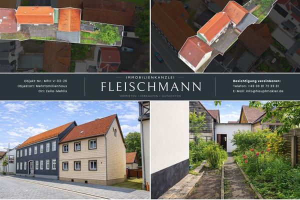 Historisches 2-Familienhaus mit Scheune und großem Entwicklungspotenzial
