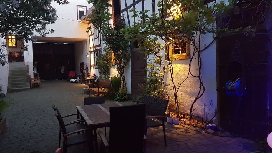 Abendstimmung Innenhof