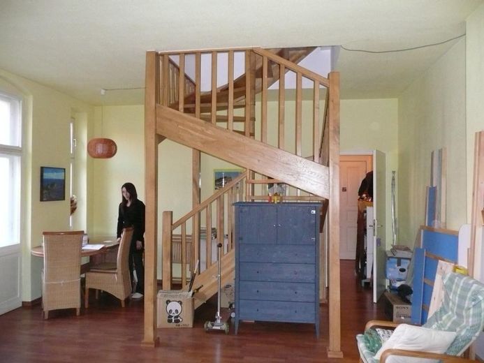 Treppe im WZ - 4. OG