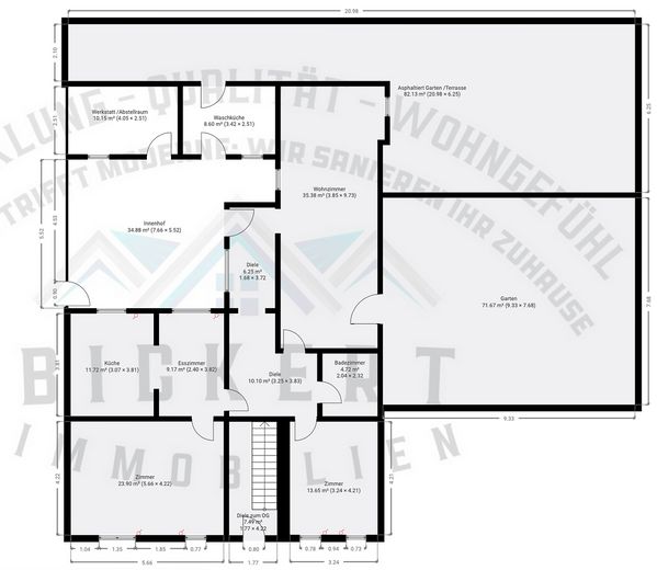 Wird aktuell Saniert Ein Haus. Zwei Möglichkeiten.Ca. 210 m² Wohnfläche · barrierefreies Erdgeschoss – Erdgeschoss