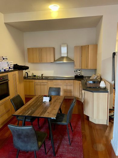 offene Küche u. Essbereich