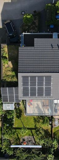 Hausansicht von oben