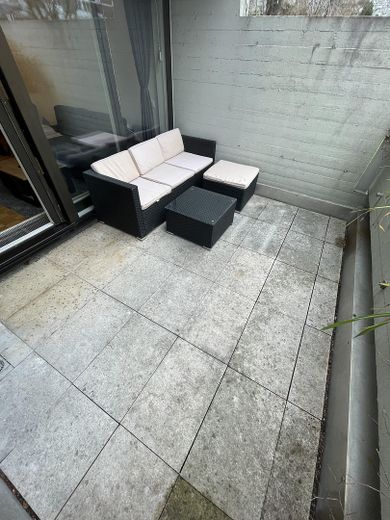 Renoviertes Studio in Bogenhausen nahe Herzogpark – Terrasse/Balkon