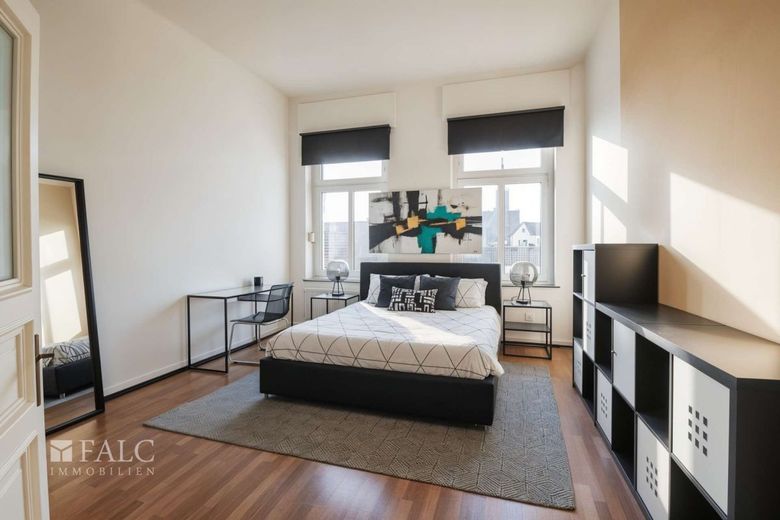 Ein Zuhause mit Ausblick und Charakter – Schlafraum (KI generiert)