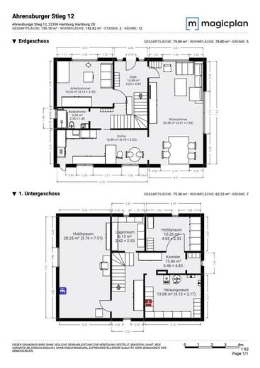 EG und Keller Ahrensb.Stieg12