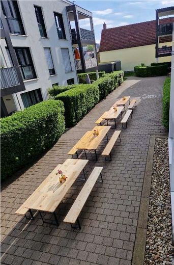 verkehrsfreier Innenhof