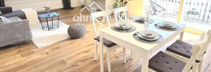 Einziehen und wohlfühlen, bezugsfertige Maisonette mit Balkon und Garten ✅provisionsfrei✅