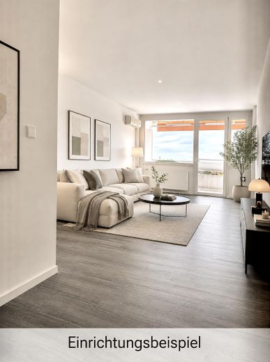 Bezugsfertig- Renoviert mit toller Aussicht-3,5 Zimmer – Wohnen Einrichtungsbeispiel