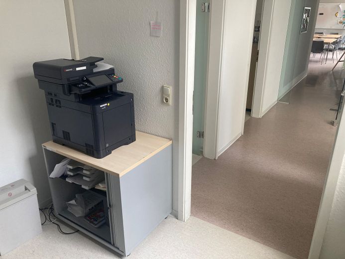 Helle, großzügige Büro-/Praxisfläche in zentraler Lage von Bingen am Rhein – Druckerraum