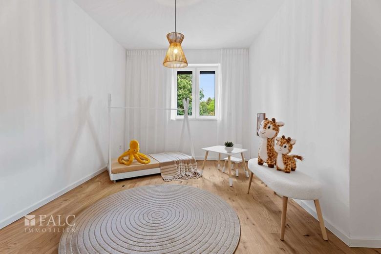 SAARN: Wohnen mit Freiraum - sanierte 3-Zimmer-Wohnung und großzügige Dachterrasse – Kinderzimmer
