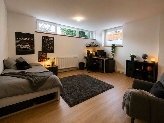 Familientraum mit Garten – großzügige Maisonettewohnung über 2 Ebenen mit Terrasse und 2 Bädern – Zimmer UG 1