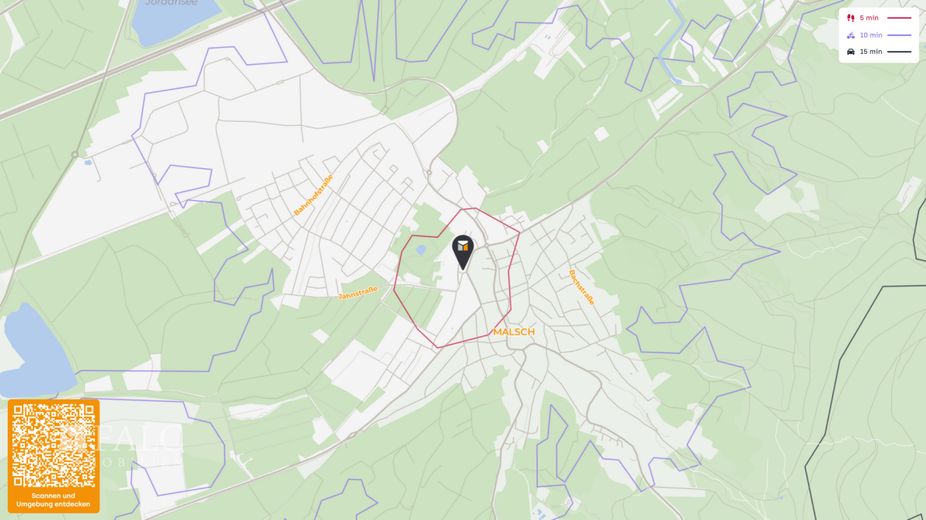 Helles 6-Zimmer-Einfamilienhaus in zentraler Lage von Malsch – Mikrolage