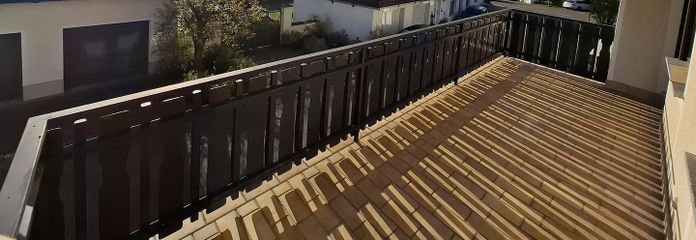 Balkon (Morgensonne, Küche)