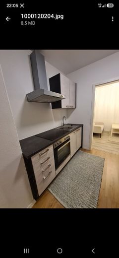 Apartment Studio in ruhiger Lage, möbliert, inklusive Einbauküche – Küche