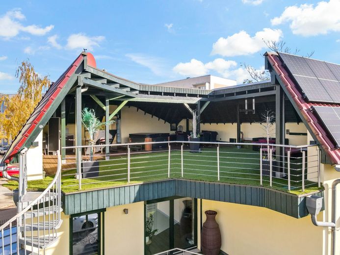 Architektur, Technik und Komfort in perfekter Harmonie – Dachterrasse