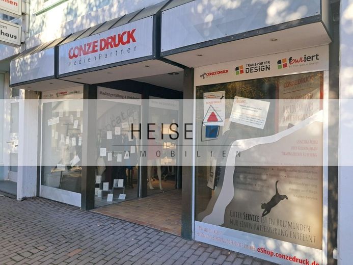 Barrierefreies Ladenlokal/Ausstellungsraum in der Innenstadt von Holzminden zu vermieten – Gewerbefläche Katzensprung 1