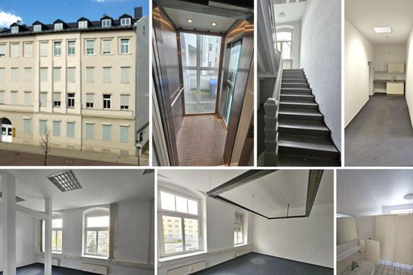 Gran planta de oficinas en un edificio comercial renovado: 10 estancias, office, ascensor, sótano, patio interior y mucho más.