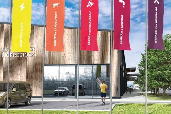 Hall chauffé (divisible), surface de vente en gros, équipement selon les souhaits du locataire, CONSTRUCTION NEUVE – env. 2 473 m²