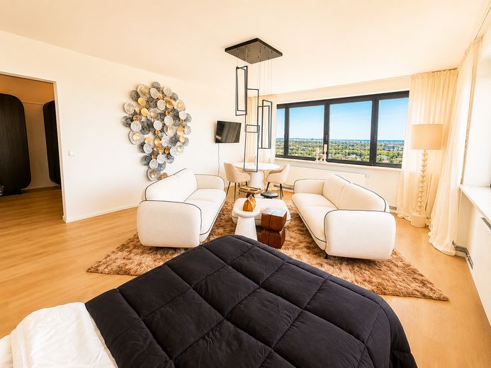 Fully furnished high-rise residence – 29th floor – panoramic views over Hamburg – Foto 2