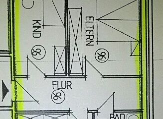 Grundriss der Wohnung