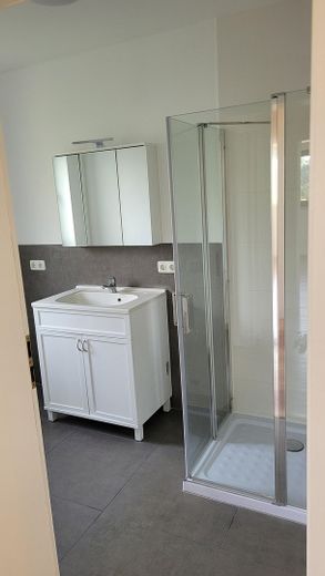 Güzel, aydınlık, yeni yenilenmiş 3 odalı daire – Badezimmer (ohne Toilette)