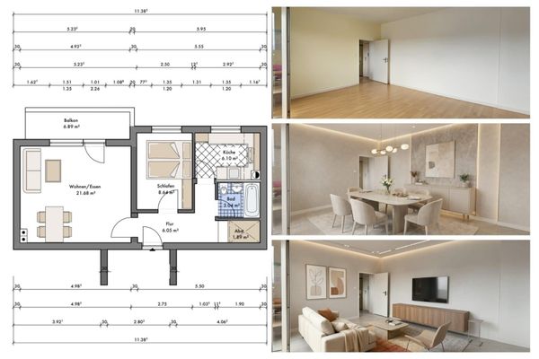 Çok iyi kiralanmış, aydınlık 2 odalı mutfaklı banyo ve büyük balkonlu, geniş manzaralı. Kararlaştırıldıktan sonra boş olacaktır