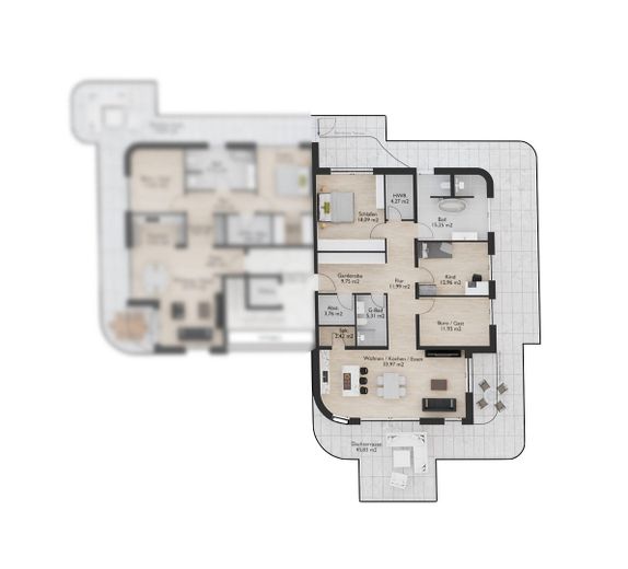 Grundriss Wohnung 3.11