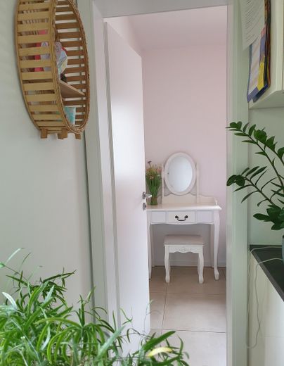Blick ins Schlafzimmer