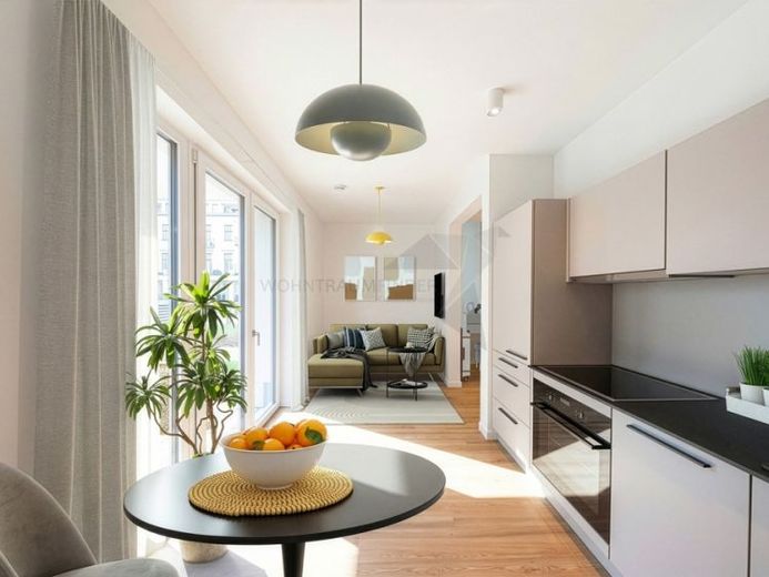 + Klein, fein, mein + 1-Raum-Wohnung mit Terrasse, Einbauküche und großer Dusche am Pelzmühlenteich – Foto 1