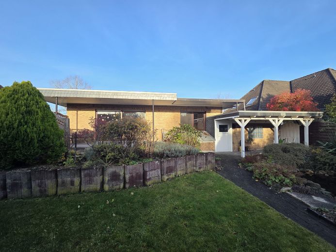 der Blick aus dem Garten