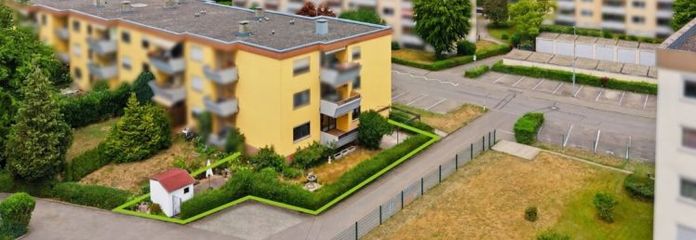360° | Weingarten – 3-Zi.-Wohnung mit Gartenanteil – TG- & Pkw-Stellplatz