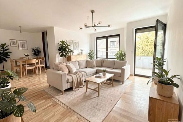 Ihr Sonnenbalkon an der Laubenheimer Höhe - helle 3 Zimmerwohnung mit perfekter Raumaufteilung