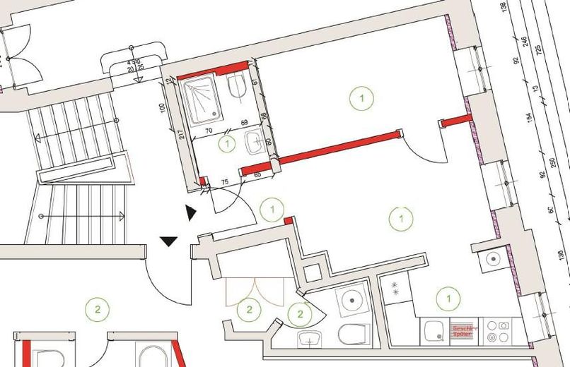 moderne 1,5- Raum Wohnung in Plagwitz/Leipzig – Foto 2