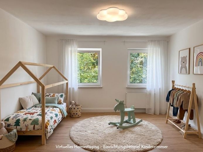 💖 EINZIGARTIGE 3-RAUM-EIGENTUMSWOHNUNG - DIREKT VOM EIGENTÜMER 💖 – Kinderzimmer (Virt. Staging)